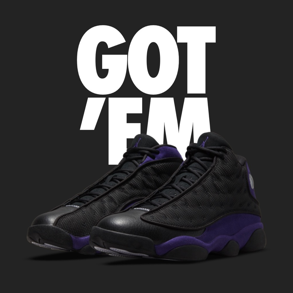 Jordan 13 court purple